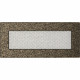 Камінна решітка Решітка чорно-золота 11x24 Kratki