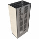 Камін Kratki FLOKI BOX лівий 8 kW Ø 160 в обудові з керамограніту FOKOS TALCO