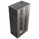 Камін Kratki FLOKI BOX 8 kW Ø 160 в обудові з керамограніту  NATURALI NERO GRECO