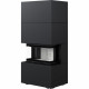 Камін Kratki NBC 7 в обудові HOME EASY BOX стальний - чорний