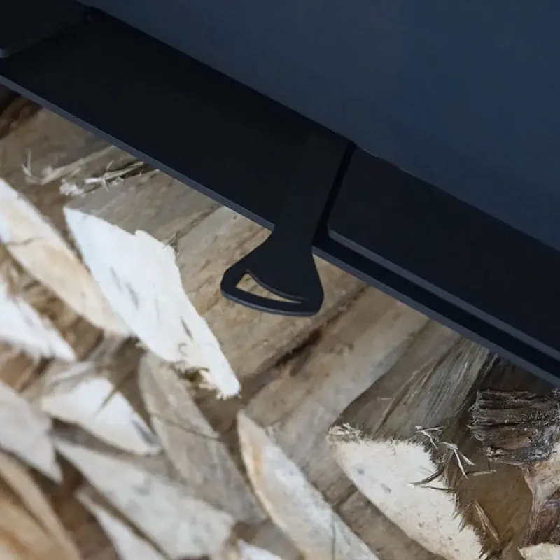 Сталева піч-камін Kratki KARI 80 тунель (12 кВт)