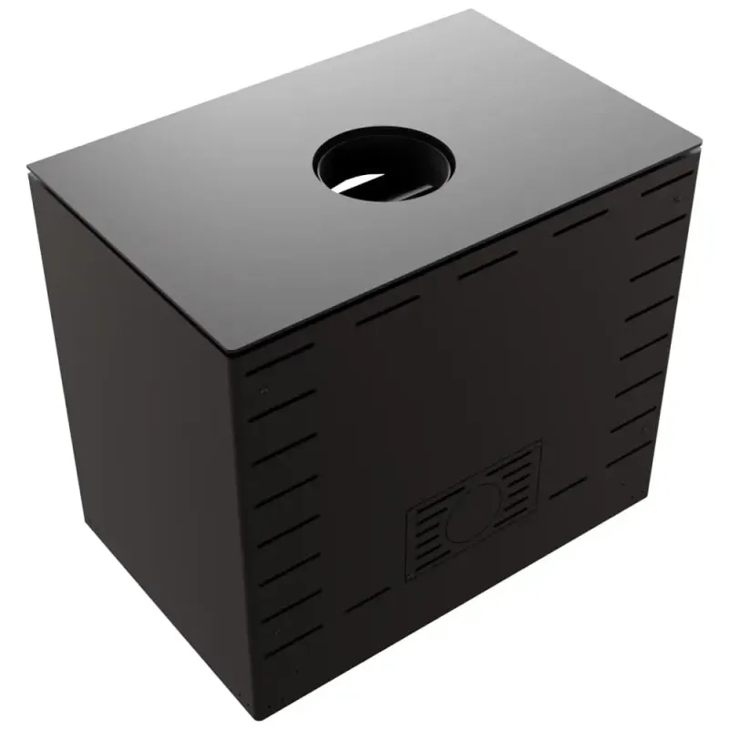 Сталева піч-камін Kratki KARI 80 тунель (12 кВт)