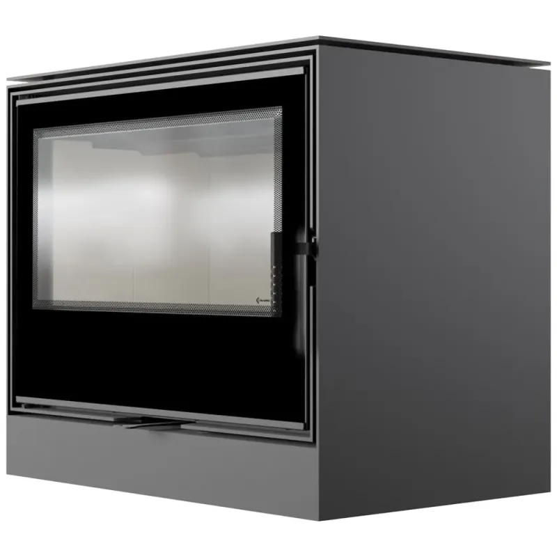 Сталева піч-камін Kratki KARI 80 тунель (12 кВт)