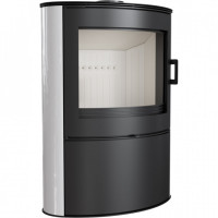 Кахельна піч-камін Kratki KOZA AB S/2 кахель біла (10,0 кВт)