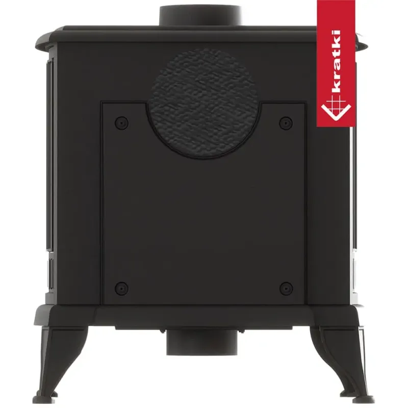 Чавунна піч-камін Kratki KOZA K6 ECO Ø 150 (6,5 кВт)