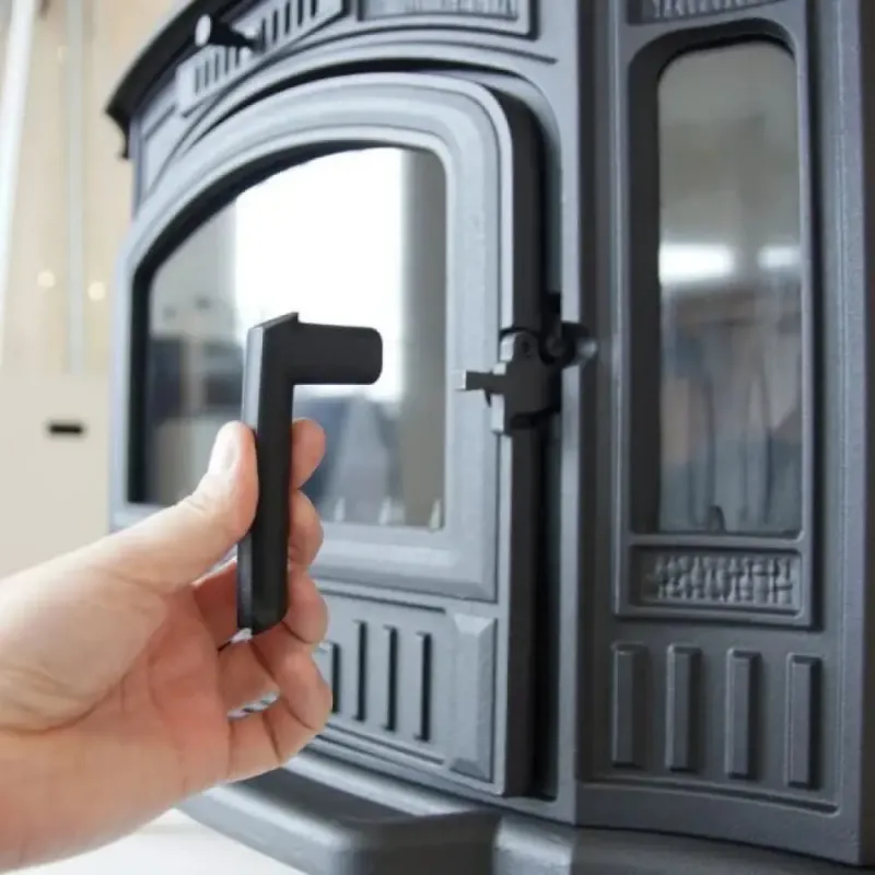 Чавунна піч-камін Kratki KOZA K9 ECO Ø 130 (8 кВт)