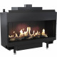 Каминная топка Kratki LEO 100 LPG (9,2 кВт)