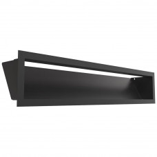 Камінна решітка LUFT чорна 12x60 Slim Kratki