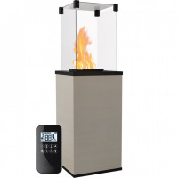 Газовый обогреватель Kratki PATIO MINI керамогранит FILO ORO - пульт (8,2 кВт)
