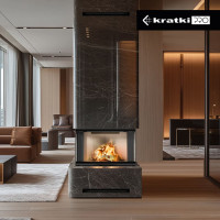 Камінна топка Kratki REGNOR 800/400 ліва - права (8 кВт)