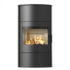 Сталева піч-камін Kratki KOZA AB S 2 ROLLO висока (10 кВт)