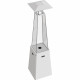 Газовий обігрівач Kratki UMBRELLA BS стальний білий (12,0 кВт)