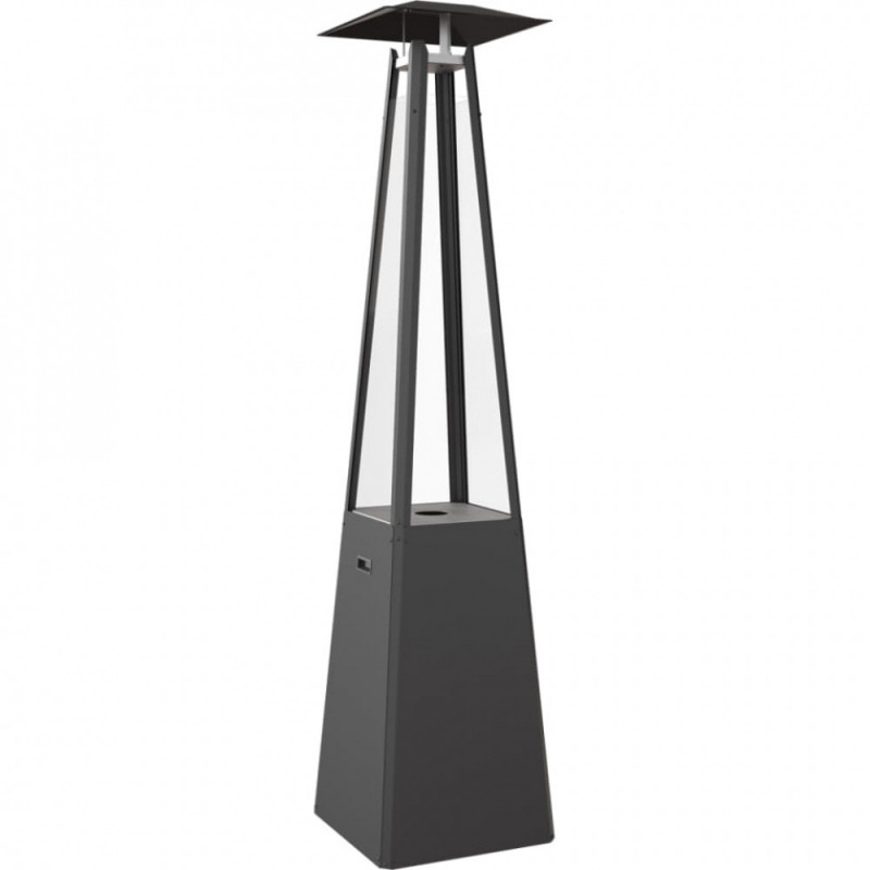 Газовий обігрівач Kratki UMBRELLA стальний чорний (12,0 кВт)