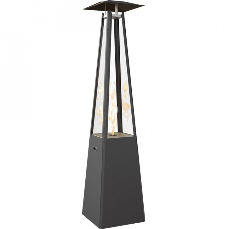 Газовий обігрівач Kratki UMBRELLA стальний чорний (12,0 кВт)
