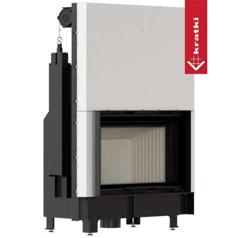 Камінна топка Kratki ZIBI ECO Ø 180 гільйотина (10,0 кВт)