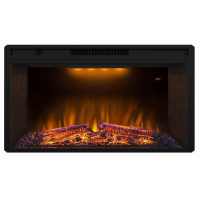 Електрокамін з обігрівом Royal Goodfire 33W LED зі звуком, цегляною кладкою, кольоровою підсвіткою та яскравістю