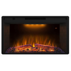 Електрокамін з обігрівом Royal Goodfire 33W LED зі звуком, цегляною кладкою, кольоровою підсвіткою та яскравістю