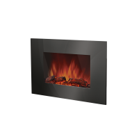 Электрокамин с обогревом Electrolux EFP/W-1250ULS Black со звуком