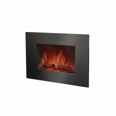 Електрокамін з обігрівом Electrolux EFP/W-1250ULS Black зі звуком