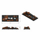 Електрокамін паровий Dimplex Opti-Myst Cassette 600 LED LOG з дровами