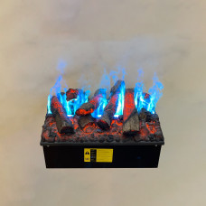 Електрокамін паровий Dimplex Opti-Myst Cassette 500 Multicolor R SS зі справжнім 3D ефектом полумʼя, звуком та кольоровим полумʼям (з ємностями для води, з дровами), розмір 508x390x354