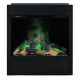 Електрокамін паровий Dimplex Albany Multi зі справжнім 3D ефектом полумʼя, обігрівом та дровами, розмір 640x704x295 (ABN15-RGB)