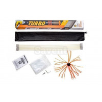 Роторний набір для чищення димоходів Savent TURBO (1 м х 4 шт)