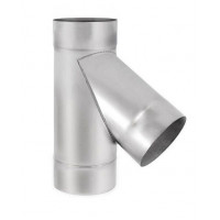 Тройник из нержавеющей стали AISI 304 45° 0,6 мм ф130