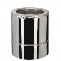 Труба с термоизоляцией нерж/нерж AISI 321 0,8 мм 0,3 м ф130/200